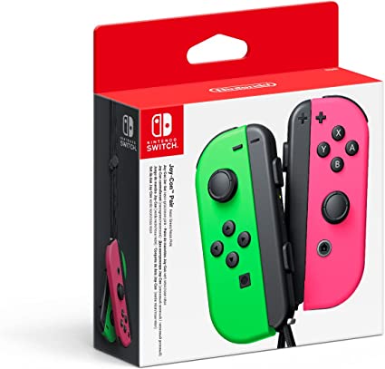 Joy-con Verde Neón / Rosa Neón (Nintendo Switch)